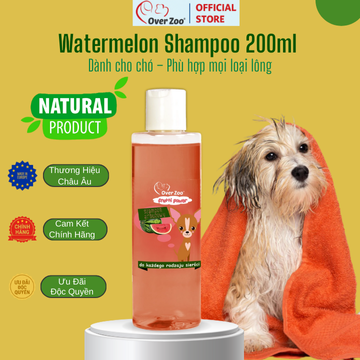 Watermelon Shampoo 200ml - Dành Cho Chó - Phù Hợp Mọi Loại Lông