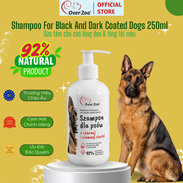 Shampoo For Black And Dark Coated Dogs 250ml - Dành Cho Chó Lông Đen Và Lông Sẫm Màu