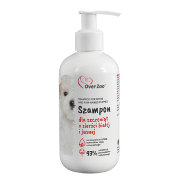Shampoo for puppies with white or light hair 250ml - Dầu gội dành cho chó con lông trắng hoặc sáng màu