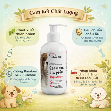 Shampoo For Long Coated Dogs 250ml - Sữa Tắm Dành Cho Chó Lông Dài